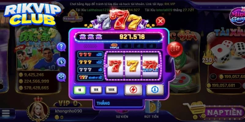 Quay hũ 777 Rik vip - Siêu game đổi thưởng lớn