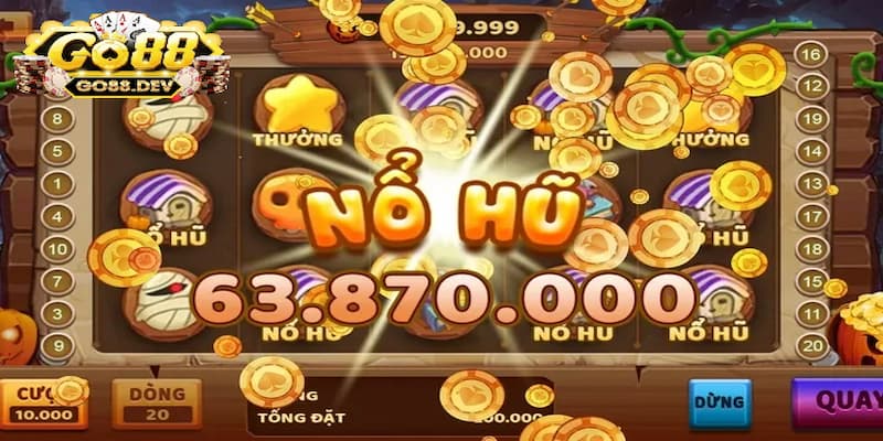 Các tựa game nổ hũ trong tải Go88 cho anh em